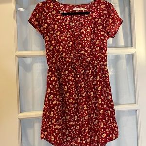 Red Floral UO dress